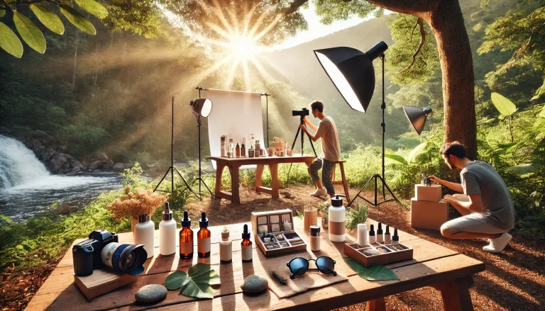 عکاسی از محصولات در فضای باز
