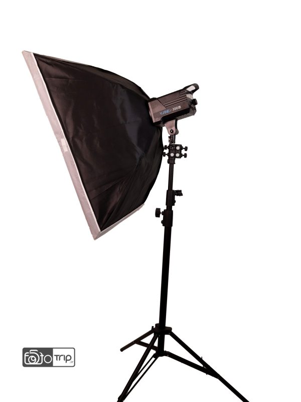 پک نور کد 3(منبع نور+سافت باکس 60*90+سه پایه نور) - Image 1
