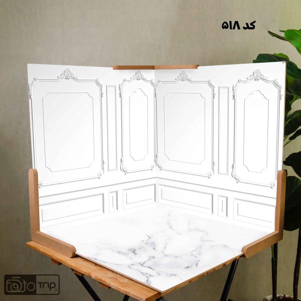 پک بکدراپ سه کنج تک رو به همراه پایه نگهدارنده کد 518 - Image 1