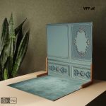 پک دوعددی  بکدراپ  به همراه پایه نگهدارنده کد726