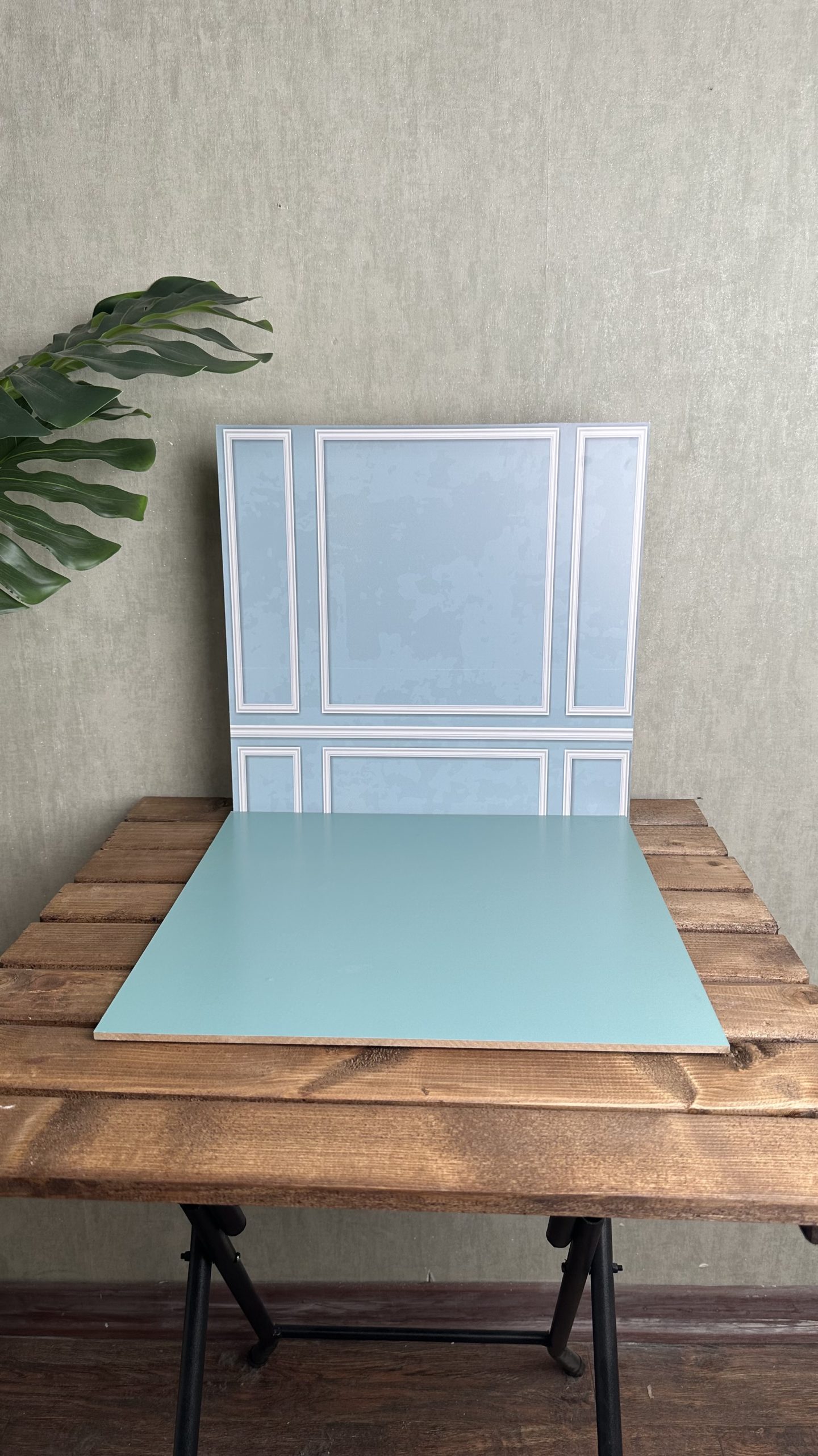 IMG_4726 دو عدد بکدارپ چوبی تک رو سایز 40*40 کد Ae101 - Image 1